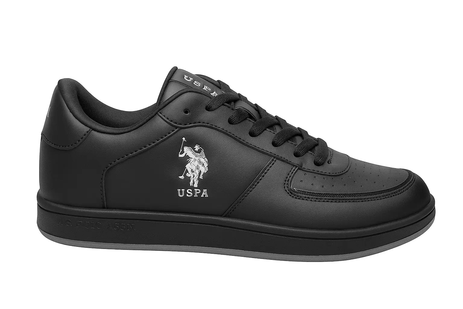 U.S.POLO Assn Men Rein 2.0 Black Retro Court AUKFashion