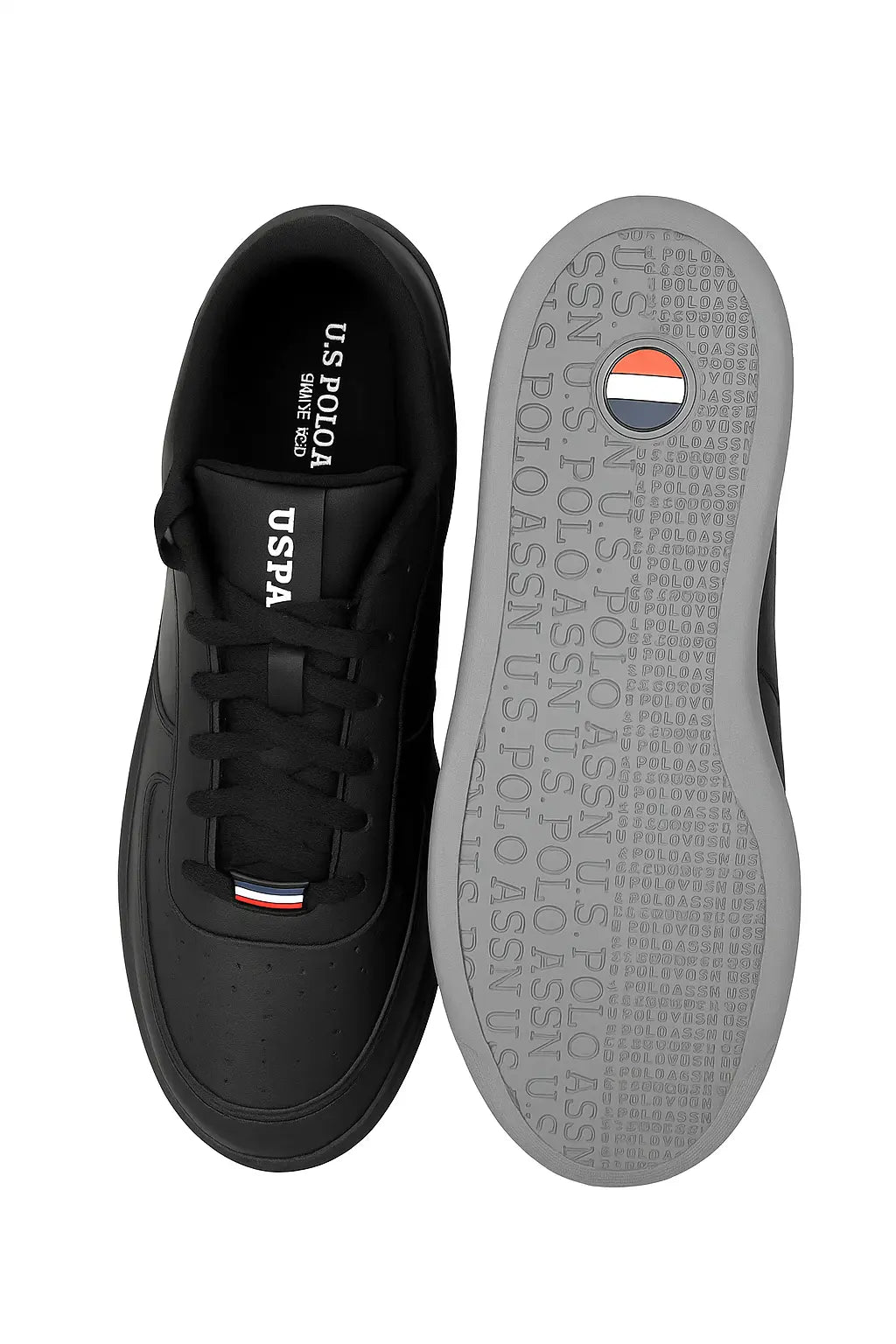 U.S.POLO Assn Men Rein 2.0 Black Retro Court AUKFashion