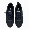HRX by Hrithik Roshan Men Navy Blue Woven Design Sneakers AUKFashion