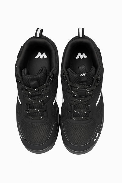 Men HYPAGRIP Sphere Low Ankle Lace Up Outdoor Shoes - Black AUKFashion