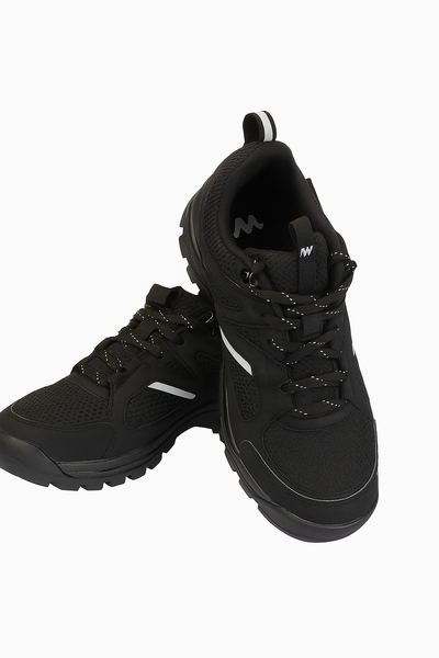 Men HYPAGRIP Sphere Low Ankle Lace Up Outdoor Shoes - Black AUKFashion