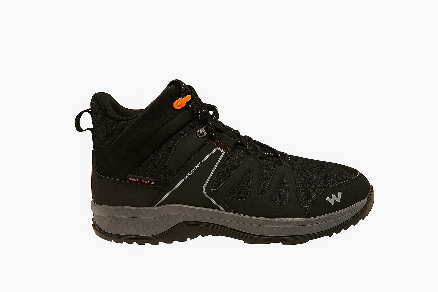 Men HYPAGRIP Sphere 2 Boot Mid Ankle Lace Up Outdoor Shoes - Black AUKFashion