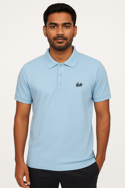 H&M Sky Blue T-Shirt AUKFashion