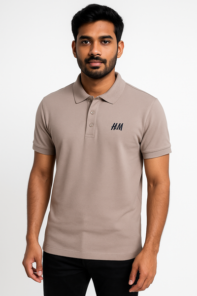 H&M Brown T-shirt AUKFashion