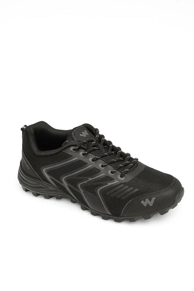 Men HYPAGRIP Volga LX Low Ankle Lace Up Outdoor Shoes - Black AUKFashion