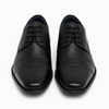 Hush Puppies Men's Black Leather Oxford Shoes AUKFashion