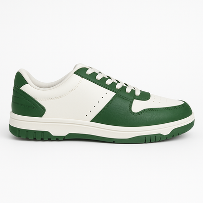 HRX White and Green Sneakers AUKFashion